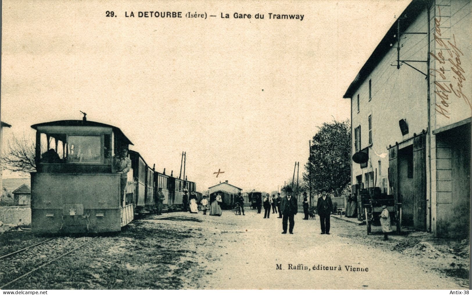 N77 - 38 - LA DÉTOURBE - Isère - La Gare Du Tramway - Otros & Sin Clasificación