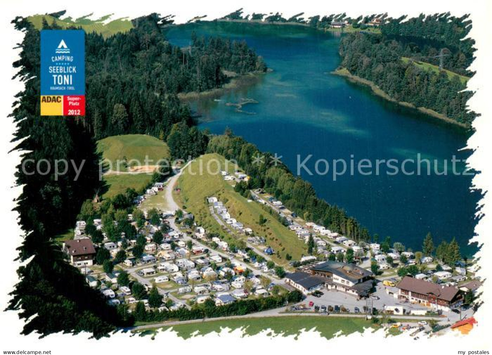 73747977 Kramsach Camping Seeblick Fliegeraufnahme Kramsach - Other & Unclassified