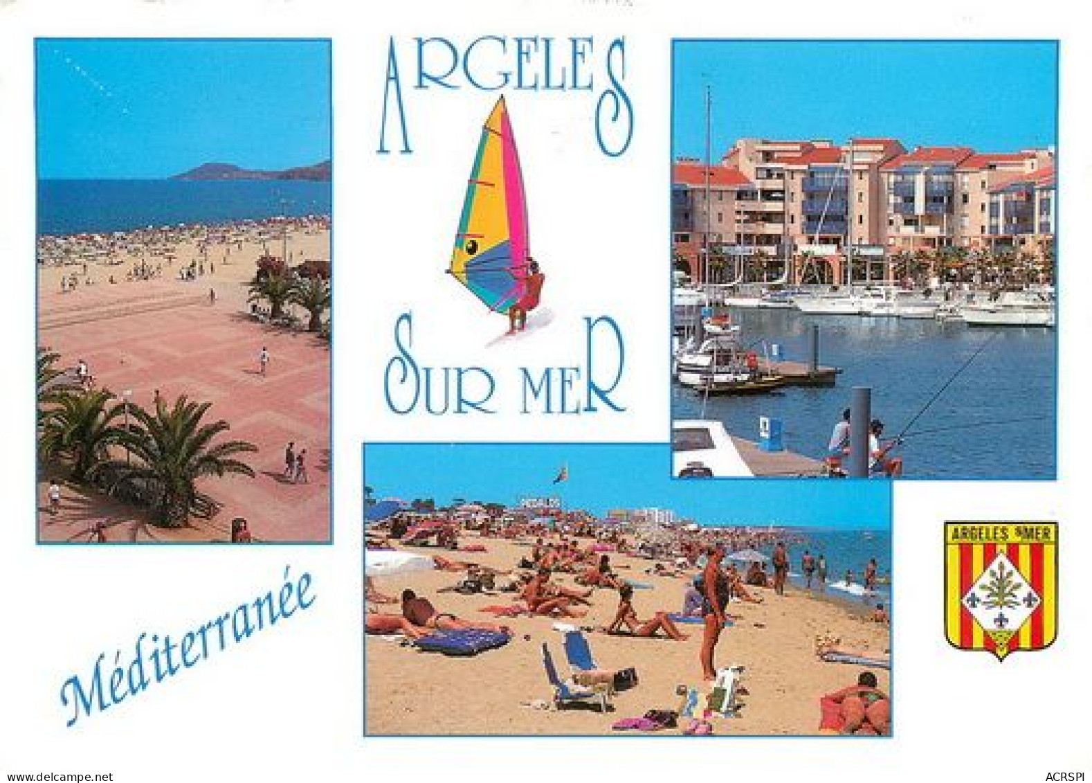 ARGELES SUR MER  Multivue   20   (scan Recto-verso)MA2048Bis - Argeles Sur Mer