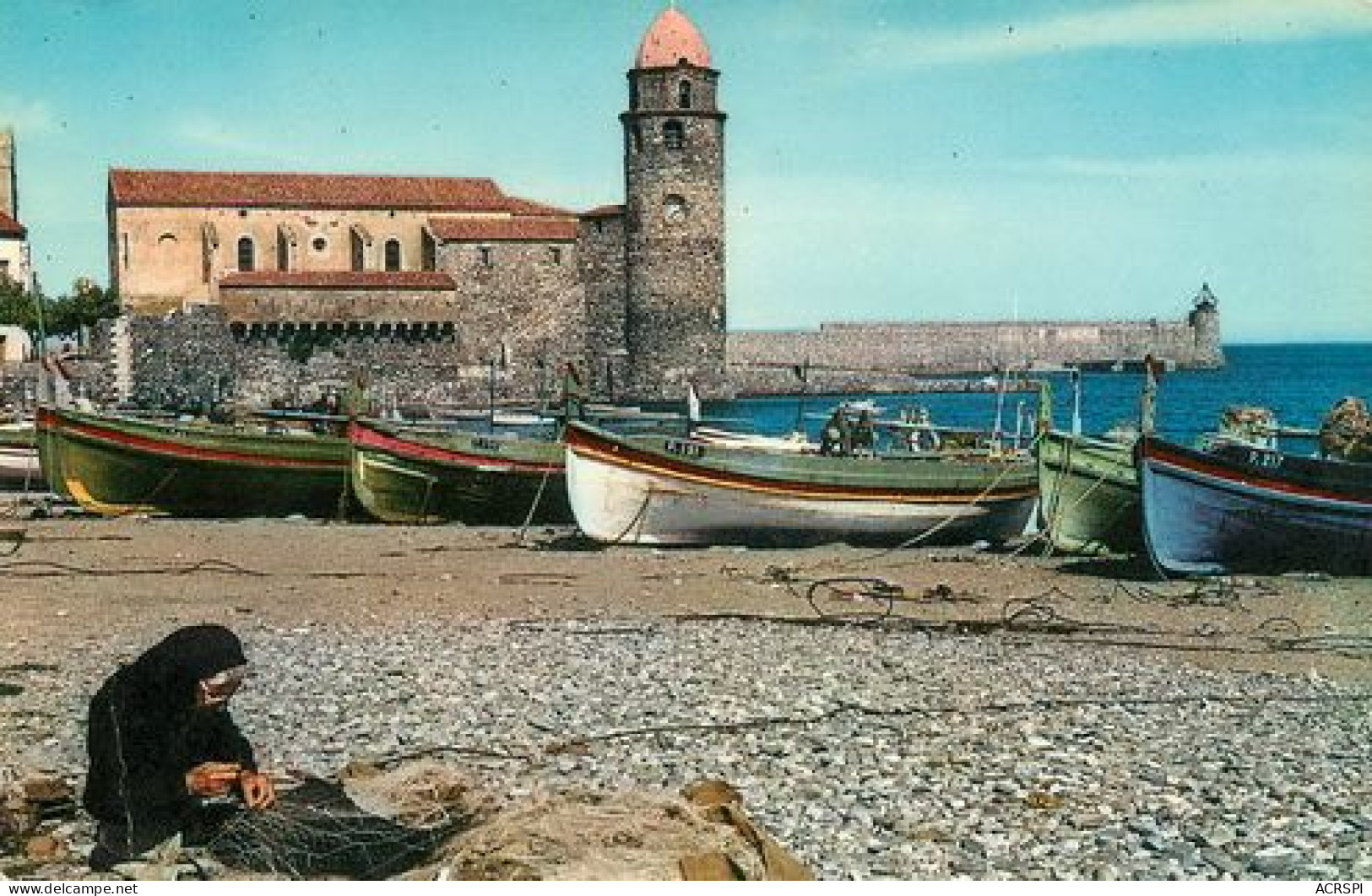 COLLIOURE   Ravaudage Ramandage Des Filets  9   (scan Recto-verso)MA2048Bis - Collioure