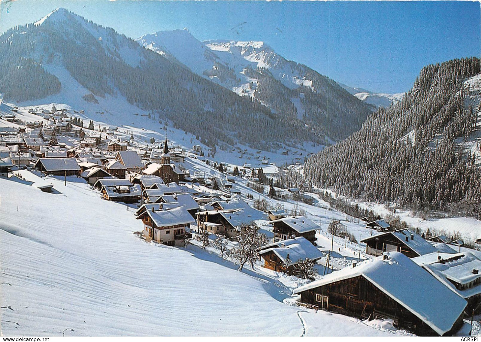 CHATEL Station Portes Du Soleil La Station Le Massif Du Linga Et La Vallee De L Essert 3(scan Recto-verso) MA2048 - Châtel