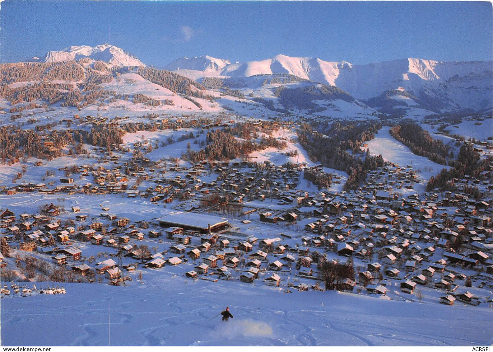 MEGEVE Derniers Rayons De Soleil Sur La Station 10(scan Recto-verso) MA2048 - Megève