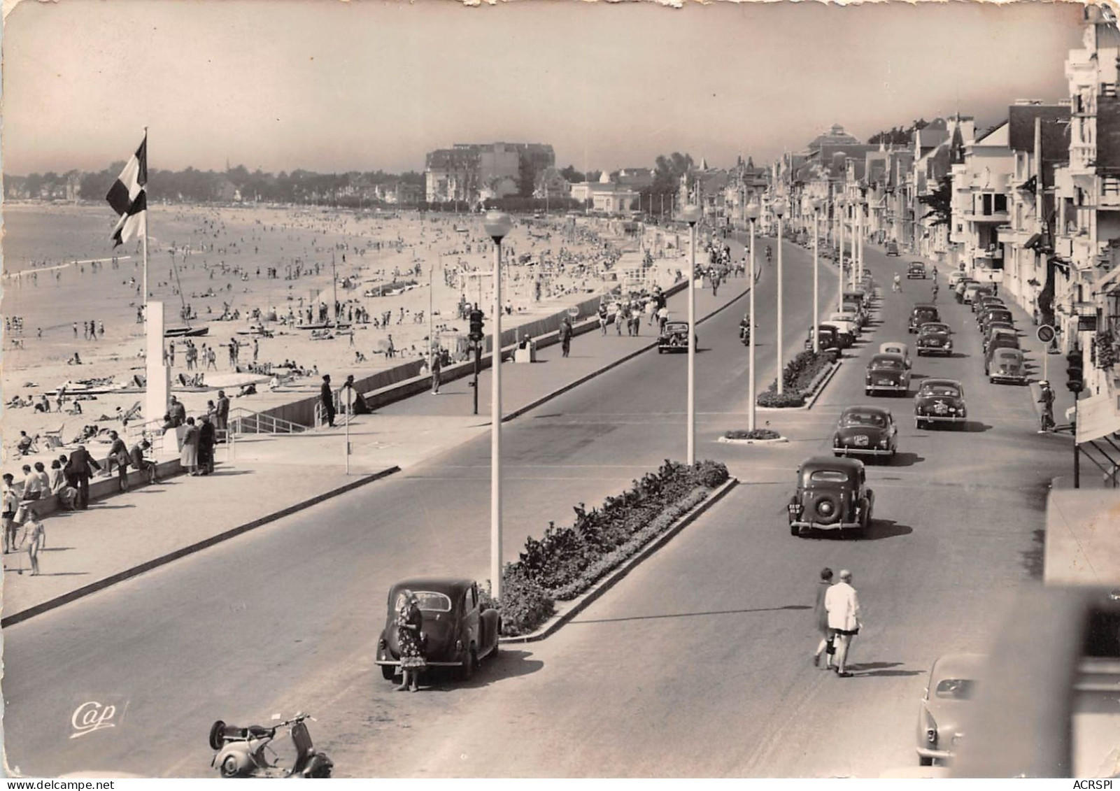 LA BAULE Le Remblai Et La Plage Vers Le Pouliguen 6(scan Recto-verso) MA2047 - La Baule-Escoublac