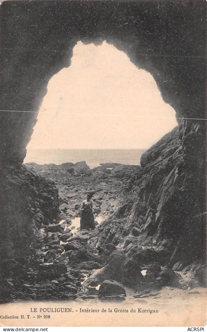 LE POULIGUEN Interieur De La Grotte Du Korrigan 12(scan Recto-verso) MA2047 - Le Pouliguen