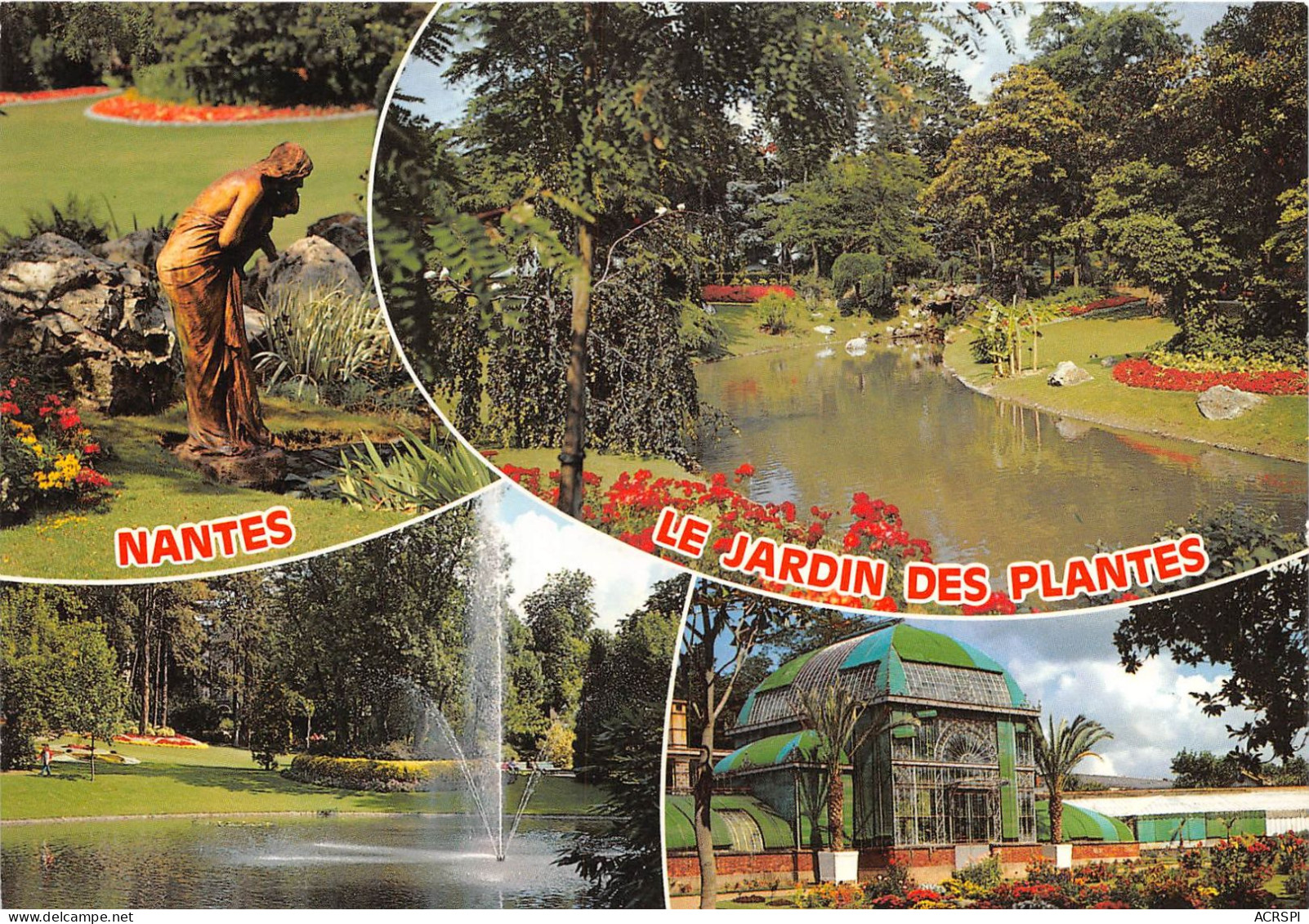 NANTES Le Jardin Des Plantes 24(scan Recto-verso) MA2047 - Nantes