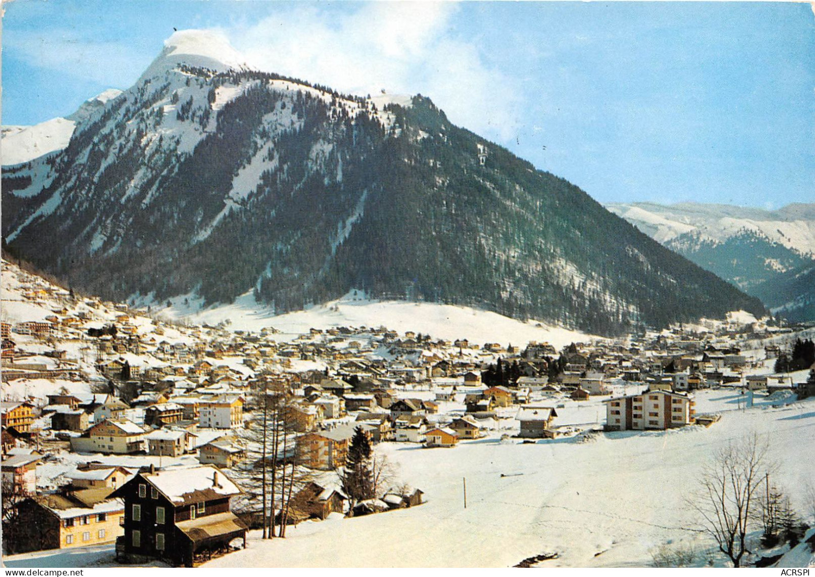 MORZINE Sports D Hiver Vue Panoramique Sur La Station Et Les Hauts Forts 18(scan Recto-verso) MA2048 - Morzine