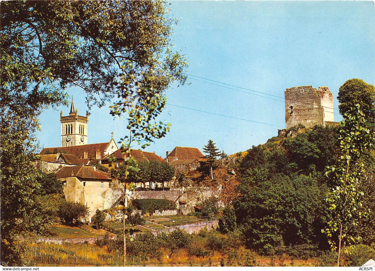 MORESTEL L Eglise Et La Vieille Tour 29(scan Recto-verso) MA2063 - Morestel