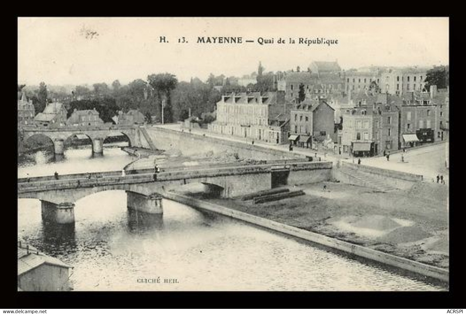 MAYENNE Quai De La République   28   (scan Recto-verso)MA2062Ter - Mayenne