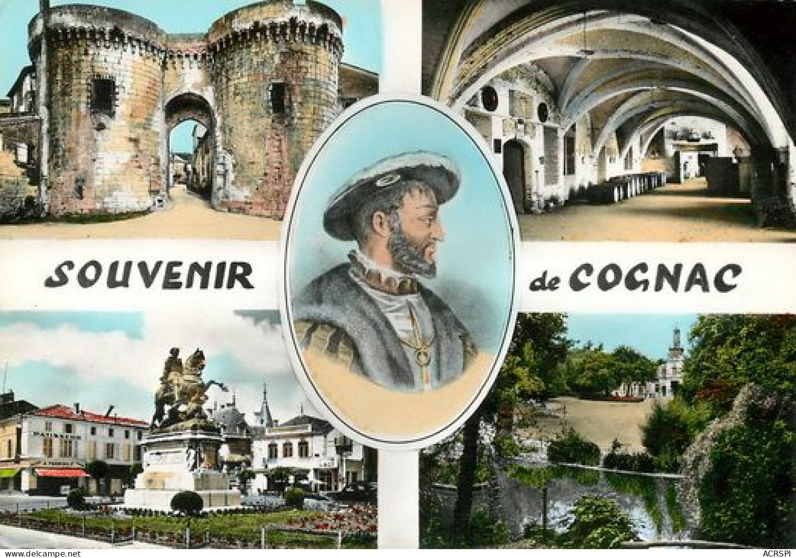 COGNAC  PUB  Souvenir  4   (scan Recto-verso)MA2062Ter - Cognac