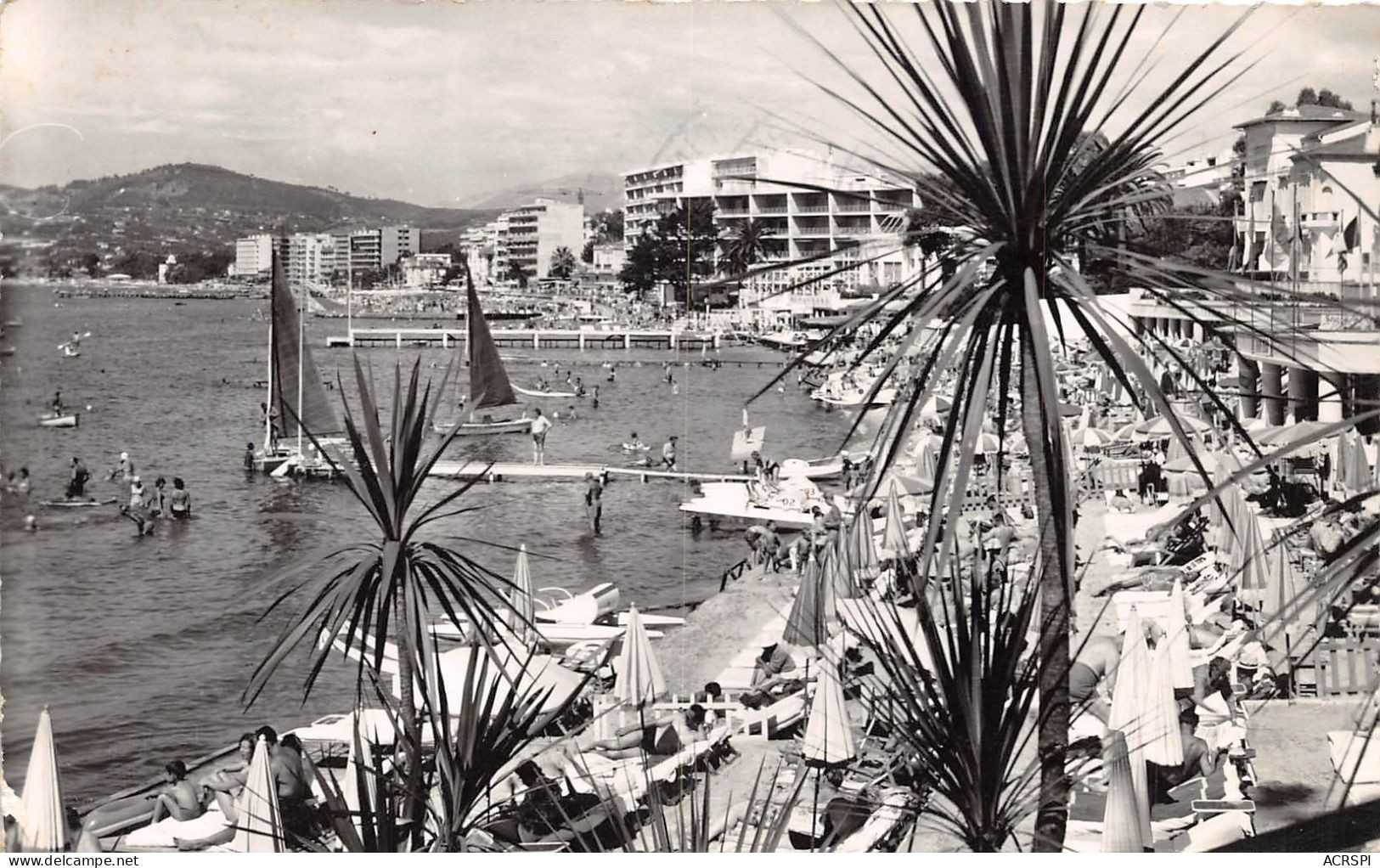 JUAN LES PINS La Plage 3(scan Recto-verso) MA2061 - Juan-les-Pins