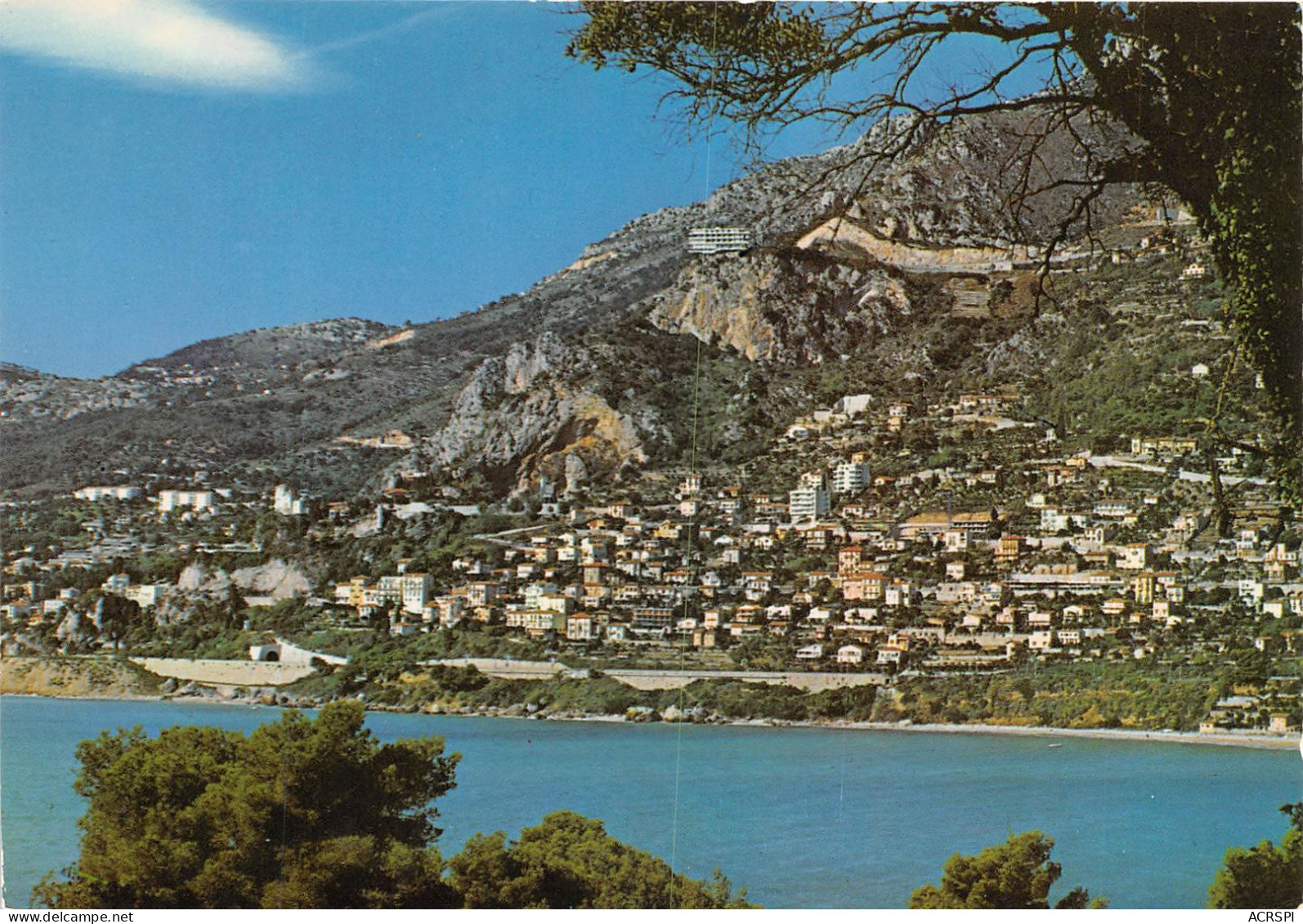 ROQUEBRUNE CAP MARTIN Vue Generale Et L Hotel Restaurant VISTAERO 21(scan Recto-verso) MA2061 - Roquebrune-Cap-Martin