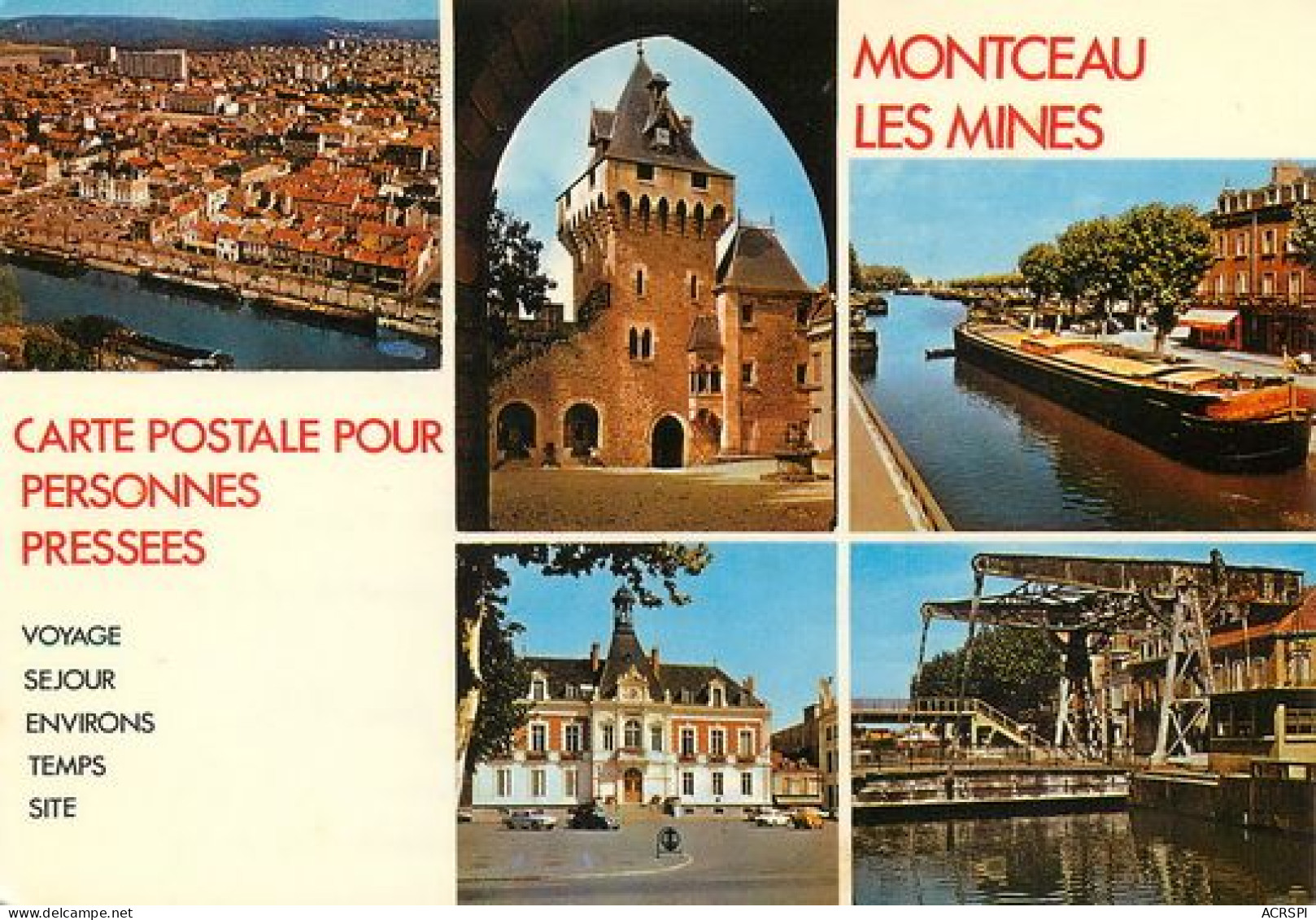 MONTCEAU Les MINES   7   (scan Recto-verso)MA2060Ter - Montceau Les Mines