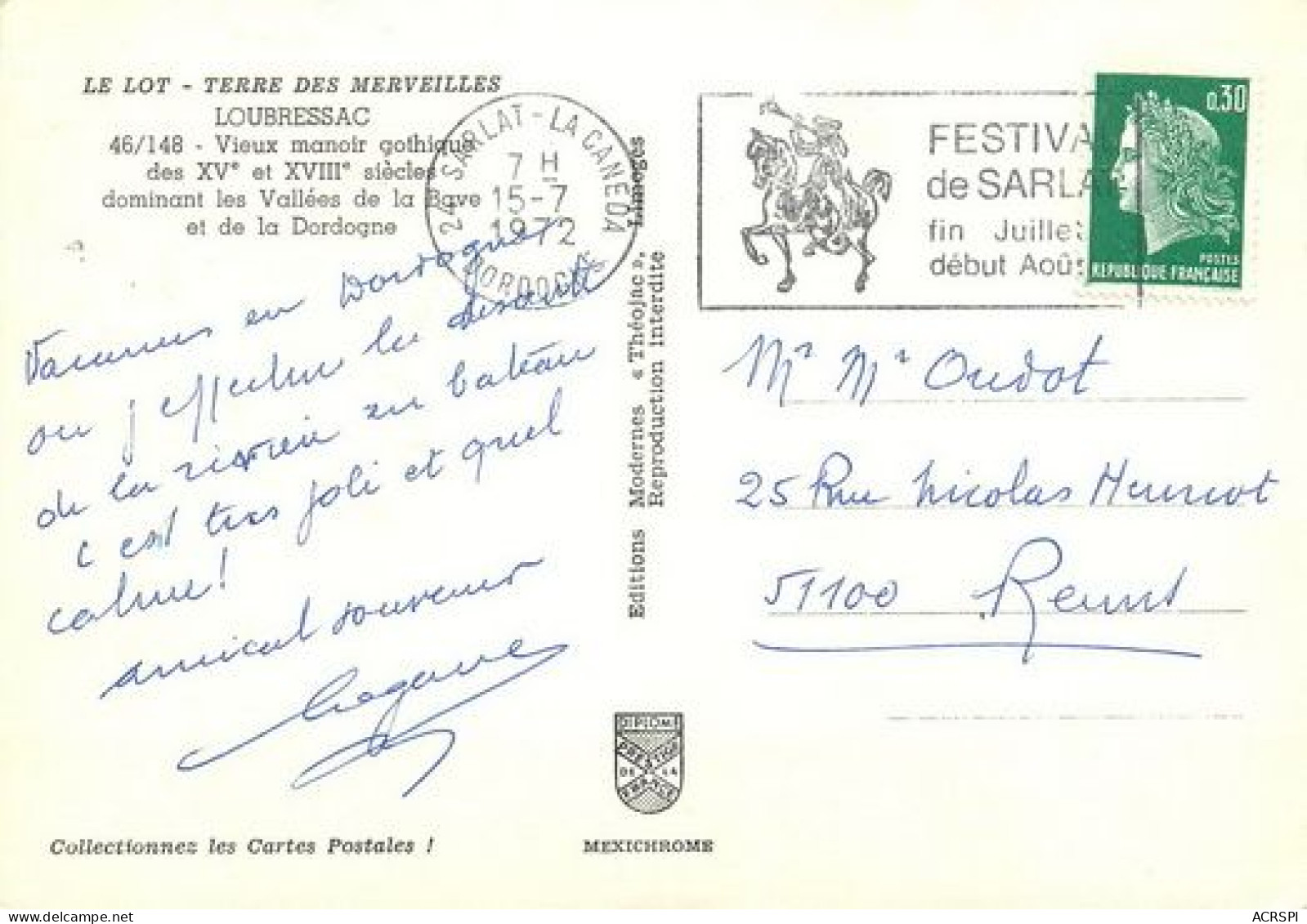 LOUBRESSAC  Vieux Manoir  36   (scan Recto-verso)MA2060Bis - Other & Unclassified
