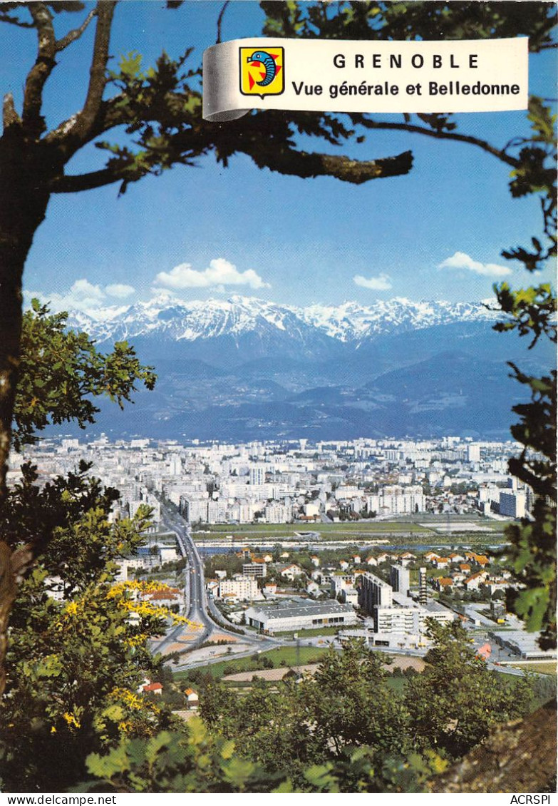 GRENOBLE Vue Generale Et Chaine De Belledonne 1(scan Recto-verso) MA2059 - Grenoble