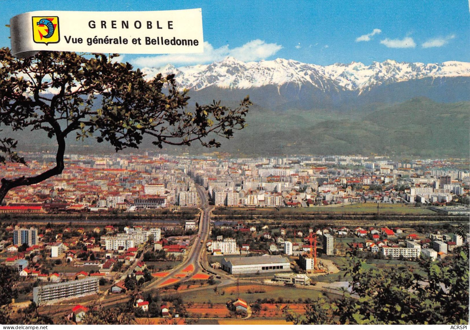 GRENOBLE Vue Generale Et Chaine De Belledonne 6(scan Recto-verso) MA2059 - Grenoble