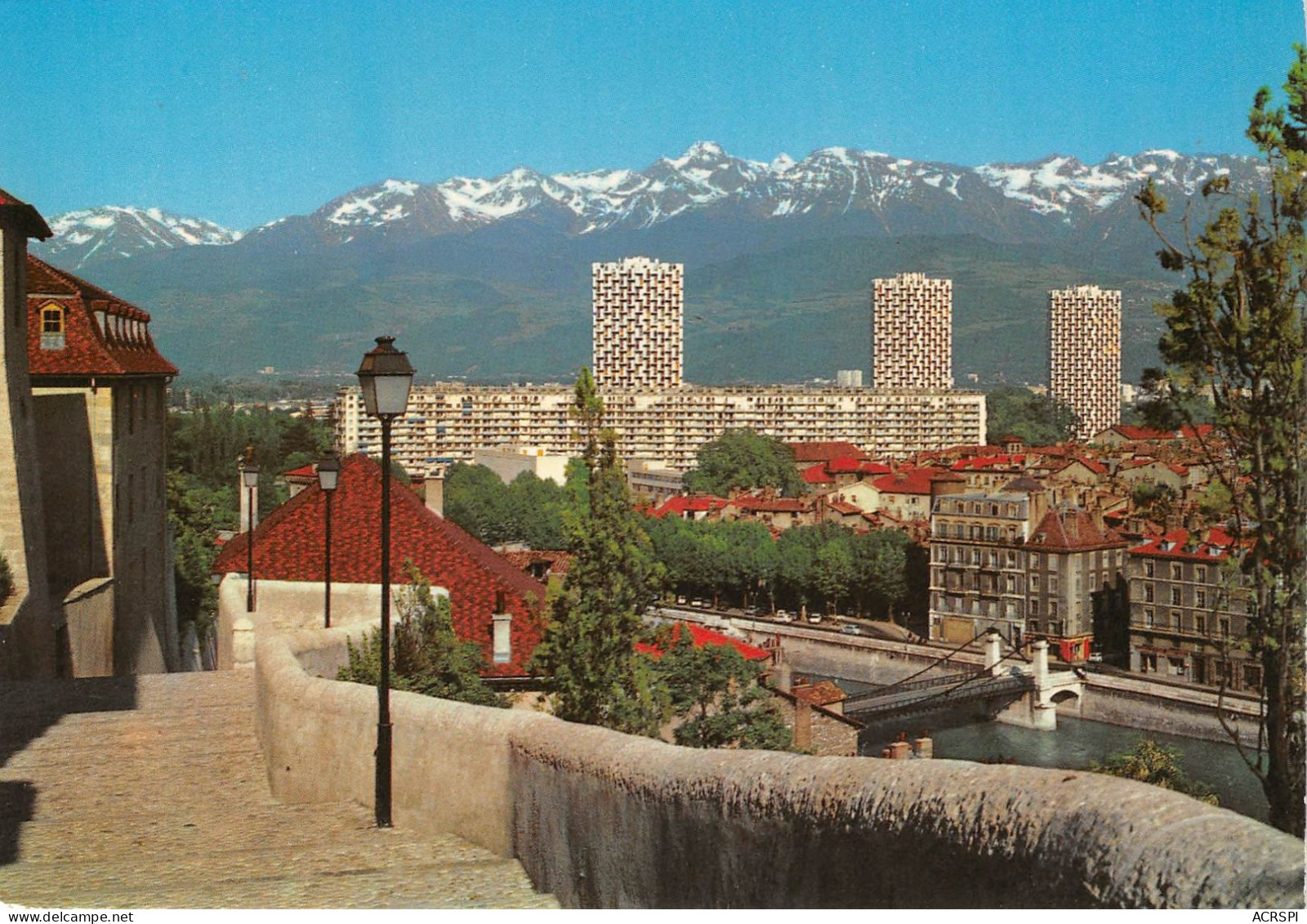 GRENOBLE Montee De Charlemont Et Chaine De Belledonne 7(scan Recto-verso) MA2059 - Grenoble