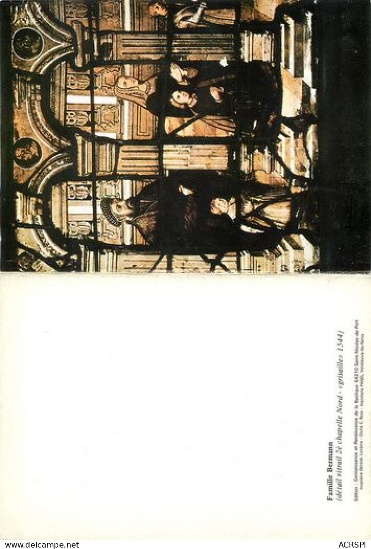 SAINT NICOLAS DE PORT  BASILIQUE  Famille BERMANN Carte Double  24    (scan Recto-verso)MA2058Ter - Saint Nicolas De Port