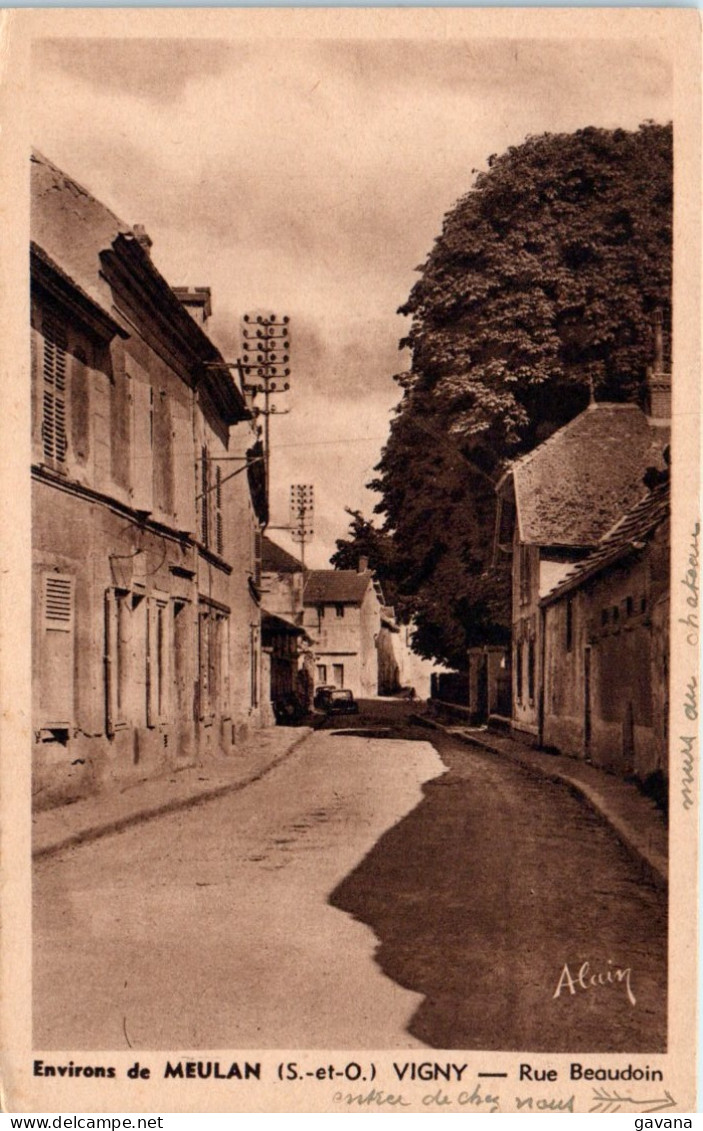 78 Environs De Meulan - VIGNY - Rue Beaudoin  - Autres & Non Classés