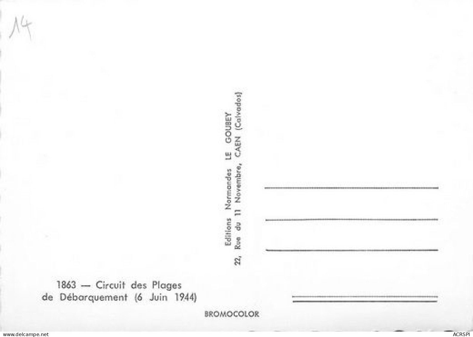 Arromanches Débarquement 27  (scan Recto-verso)MA2058Bis - Arromanches