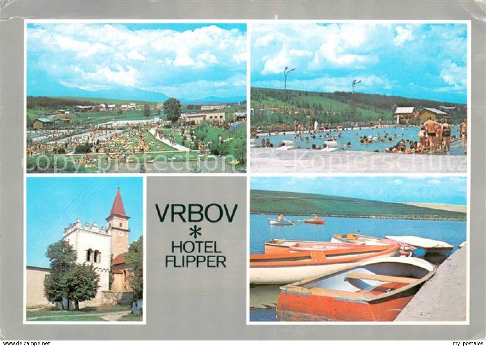 73747969 Vrbov Flipper SK Obec V Udoli Vrbovskeho Potoka V Historickom Jadre Obc - Slowakije