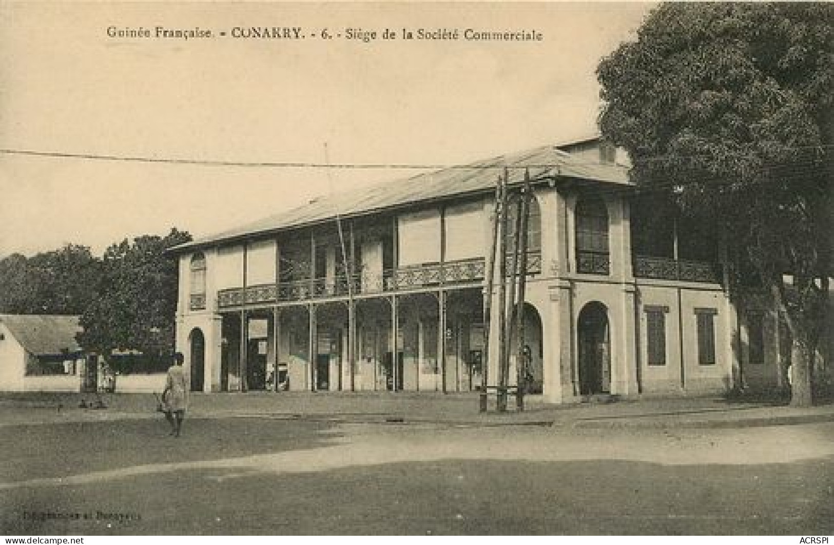 GUINEE FRANCAISE  CONAKRY Siège De La Société Commerciale  49  (scan Recto-verso)MA2058Bis - French Guinea