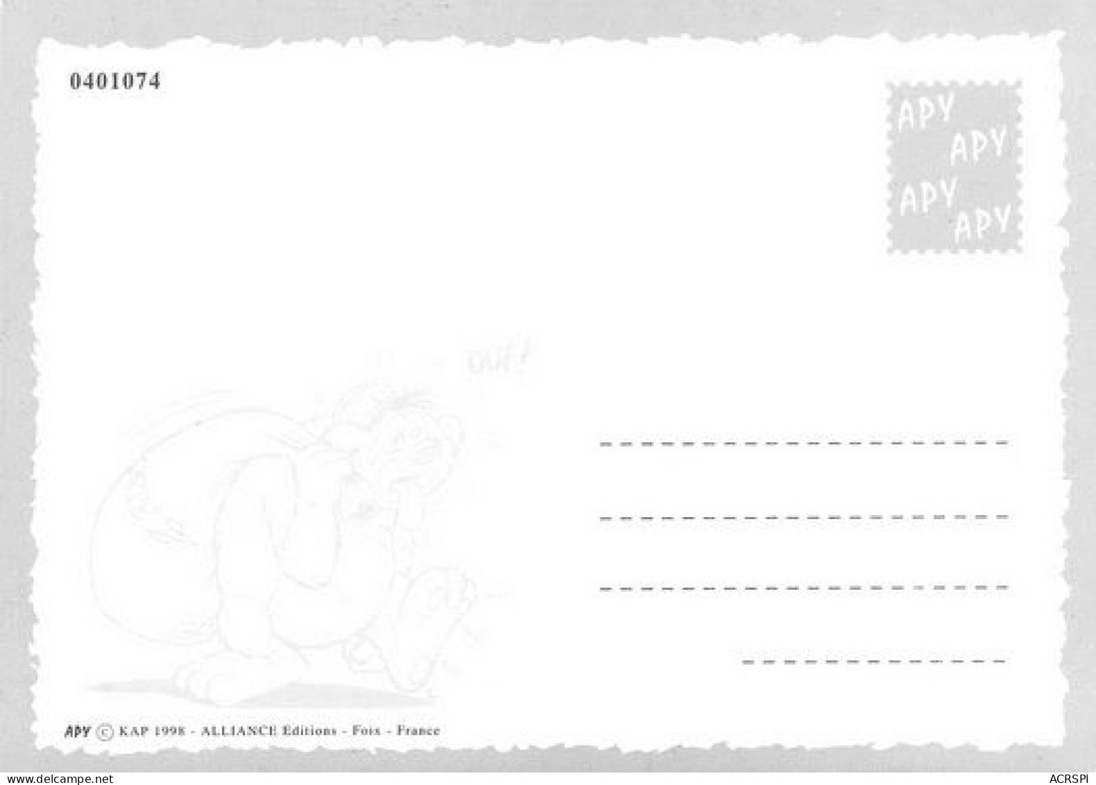 GERS  Message Du Gers  Mascotte Ours Vert     12 (scan Recto-verso)MA2056Ter - Auch