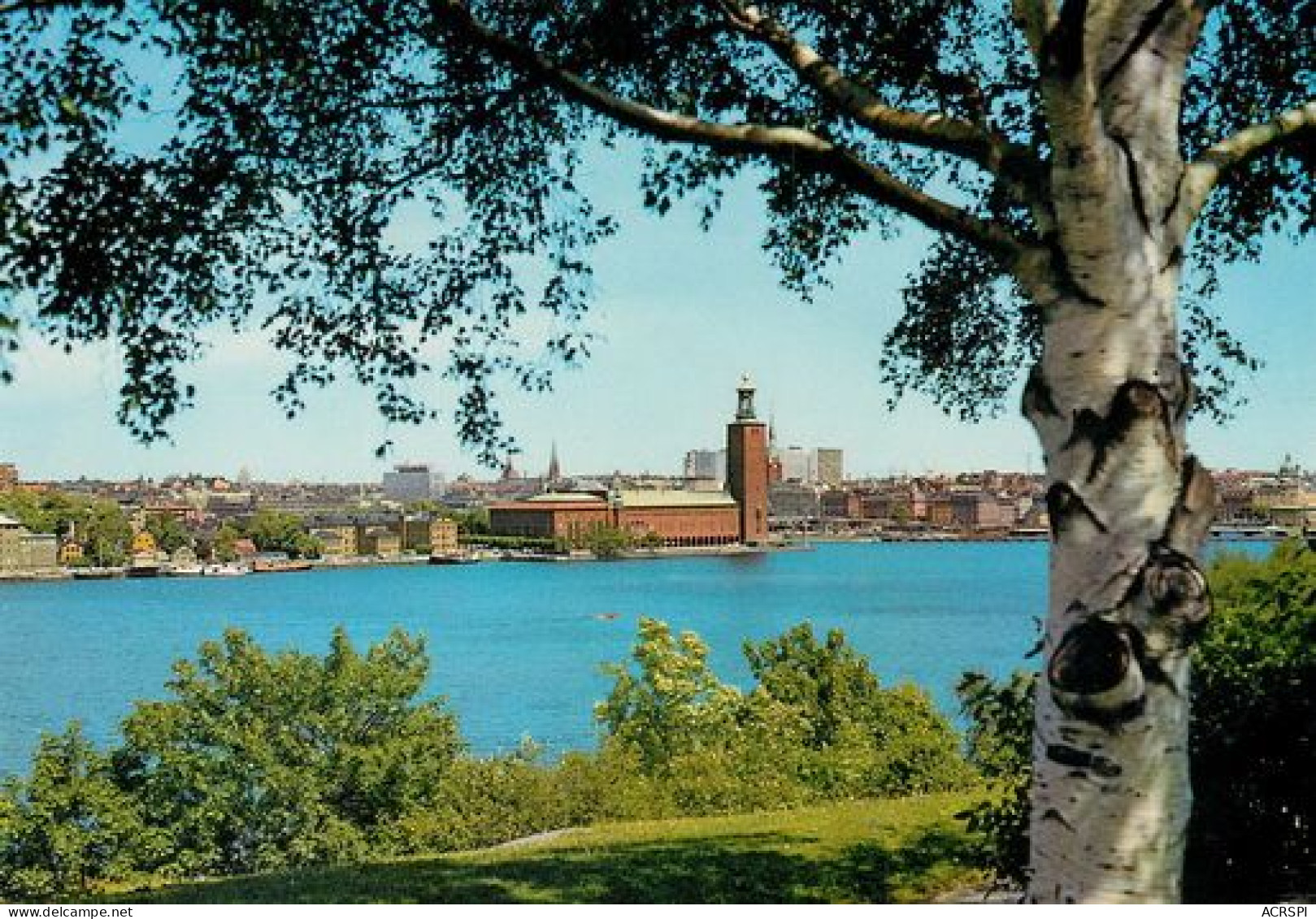Suede Sverige Stockholm Stadshuset Fran Soder  Stockholms Kommun 32   (scan Recto-verso)MA2056Bis - Svezia