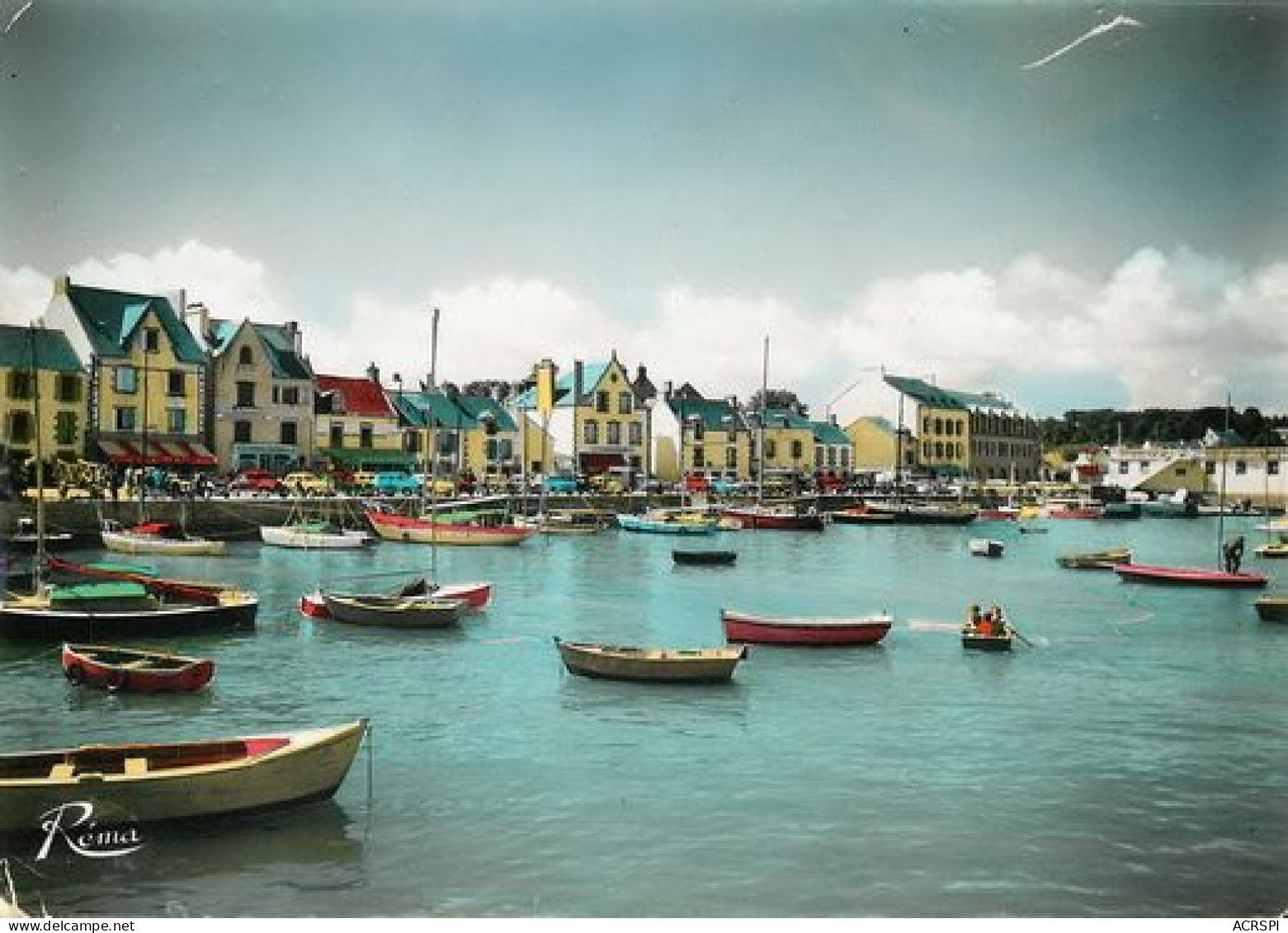 LA TRINITE SUR MER  Les Quais Et Les Bateaux Barques Et Voiliers  25   (scan Recto-verso)MA2056Bis - La Trinite Sur Mer