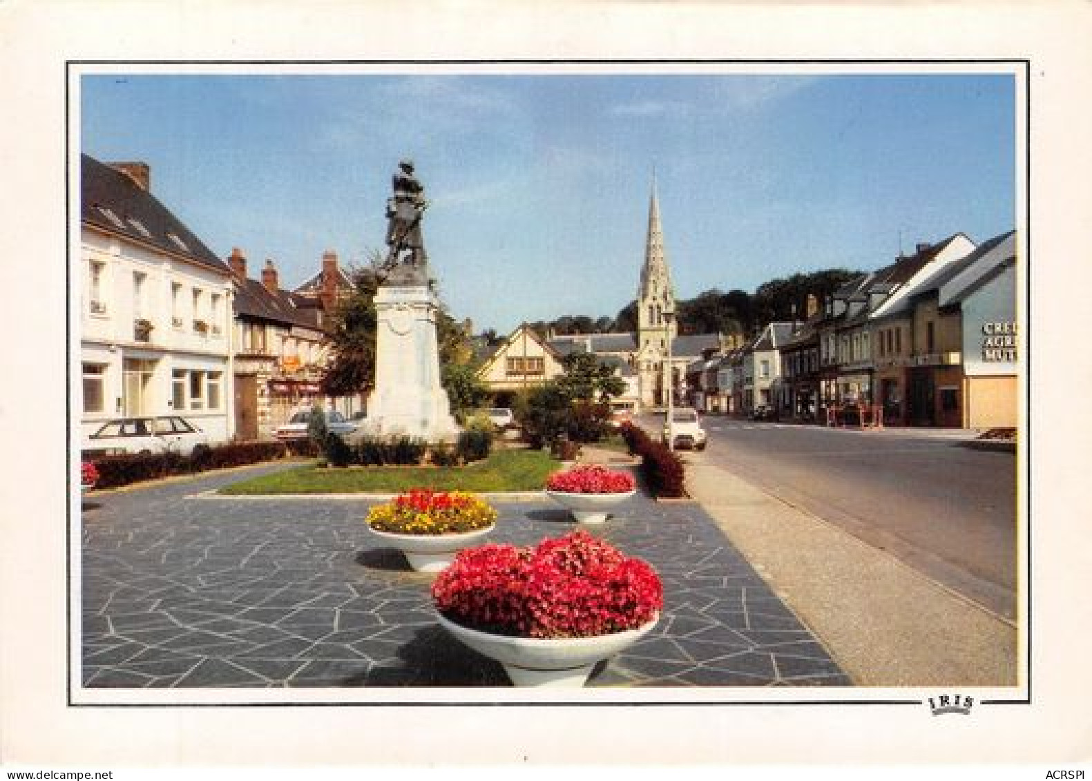 AUFFAY Le Monument Aux Morts Et L Eglise 18(scan Recto-verso) MA2073 - Auffay