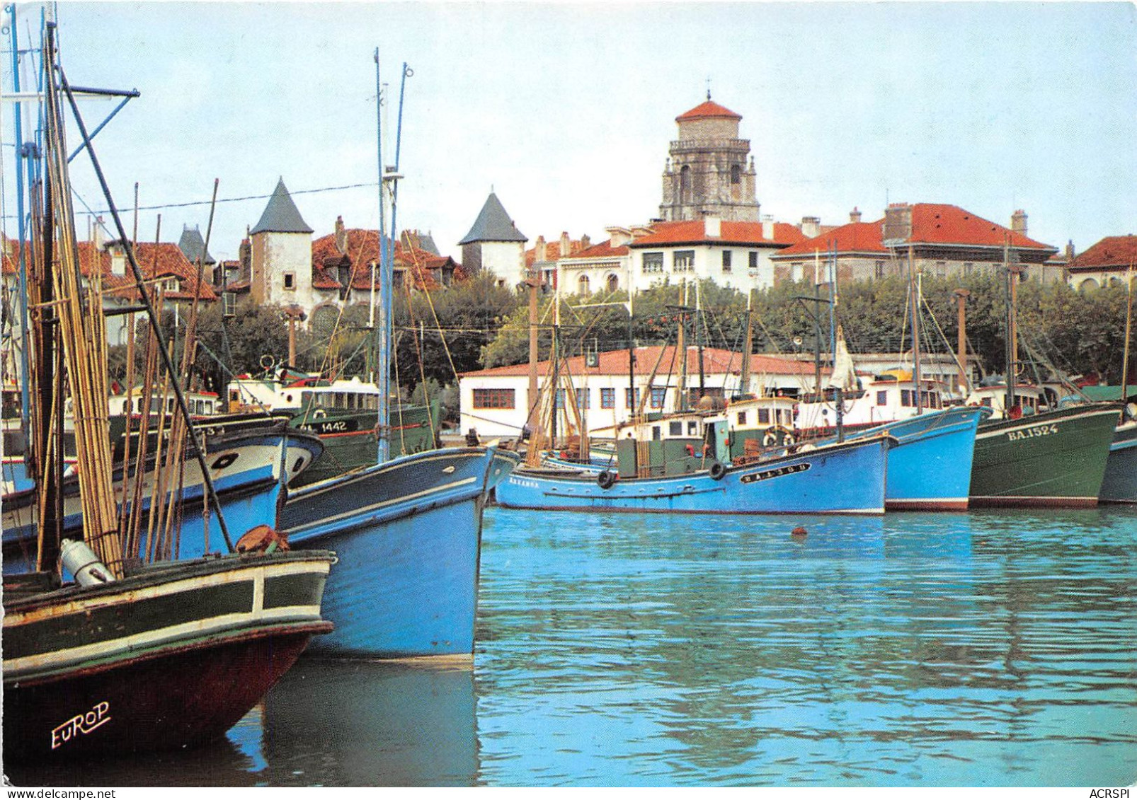 SAINT JEAN DE LUZ Les Thoniers Au Port Et L Eglise Saint Jean 8(scan Recto-verso) MA2072 - Saint Jean De Luz