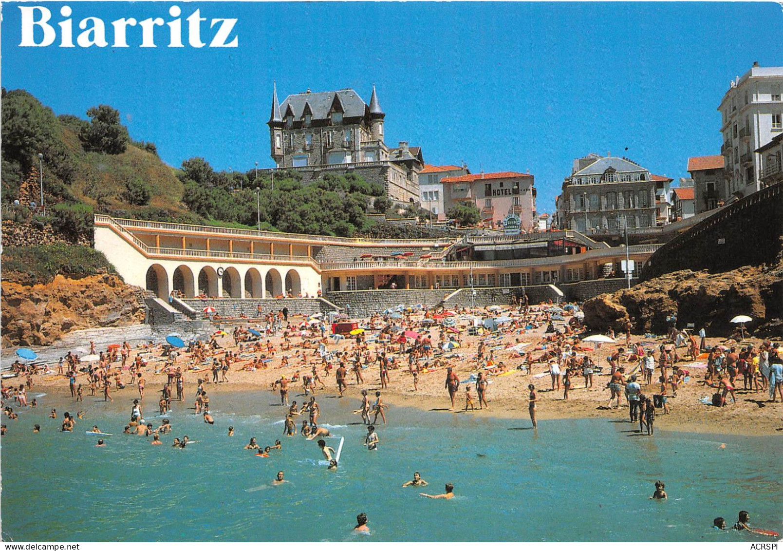BIARRITZ La Plage Du Port Vieux 15(scan Recto-verso) MA2072 - Biarritz