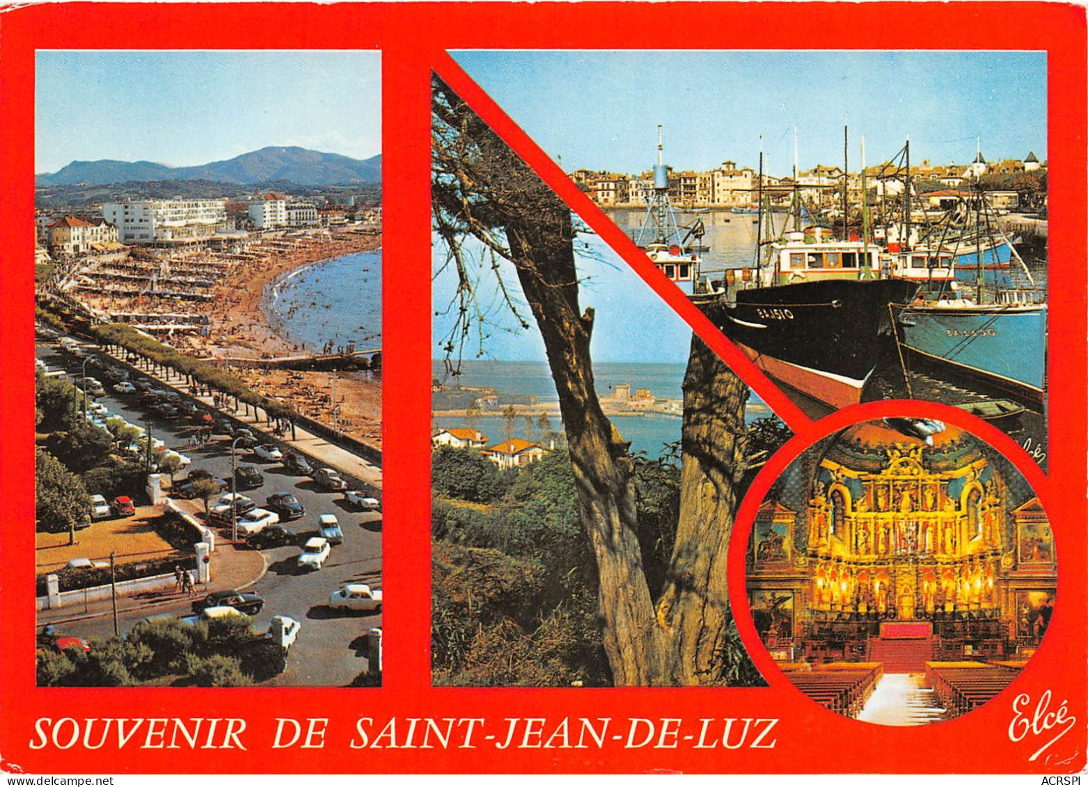 SAINT JEAN DE LUZ Vue Generale De La Grande Plage Une Jolie Vue Sur Le Fort De Socoa 26(scan Recto-verso) MA2072 - Saint Jean De Luz