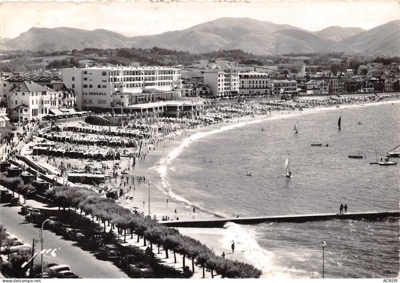 SAINT JEAN DE LUZ La Plage Et Les Trois Couronnes 28(scan Recto-verso) MA2072 - Saint Jean De Luz