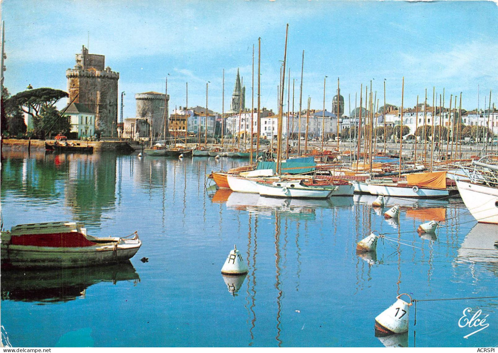 LA ROCHELLE Le Bassin Des Yachts Et Les 3 Tours 9(scan Recto-verso) MA2070 - La Rochelle