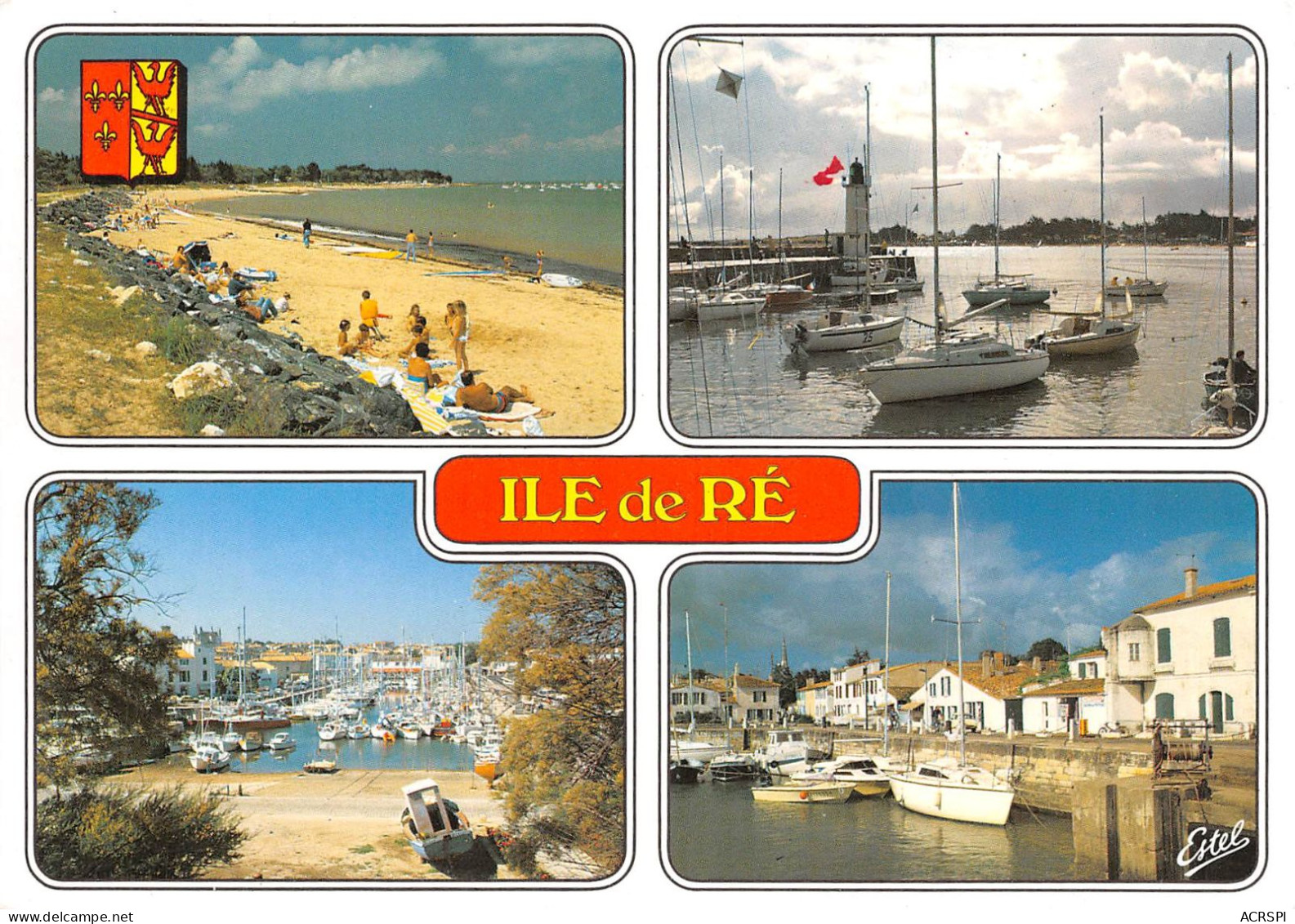 ILE DE RE La Plage Des Portes Les Ports De La Flotte De Saint Martin Et D Ars 28(scan Recto-verso) MA2070 - Ile De Ré
