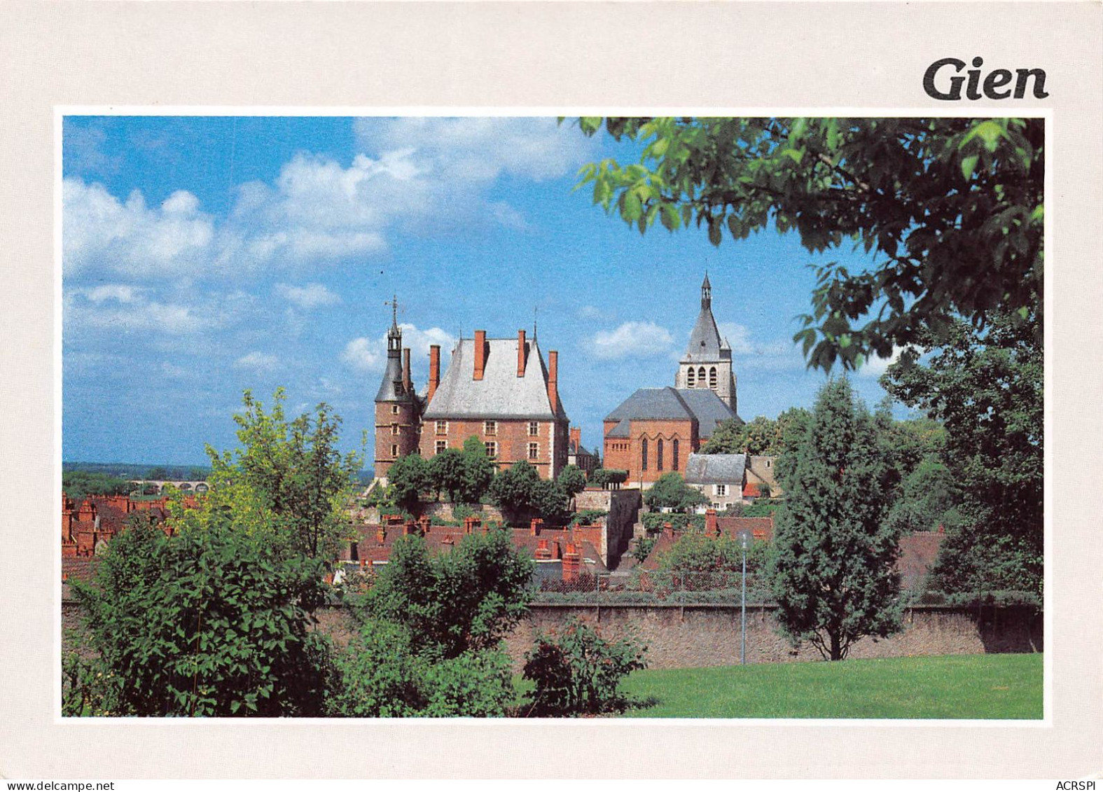 GIEN Le Chateau Et L Eglise 13(scan Recto-verso) MA2069 - Gien