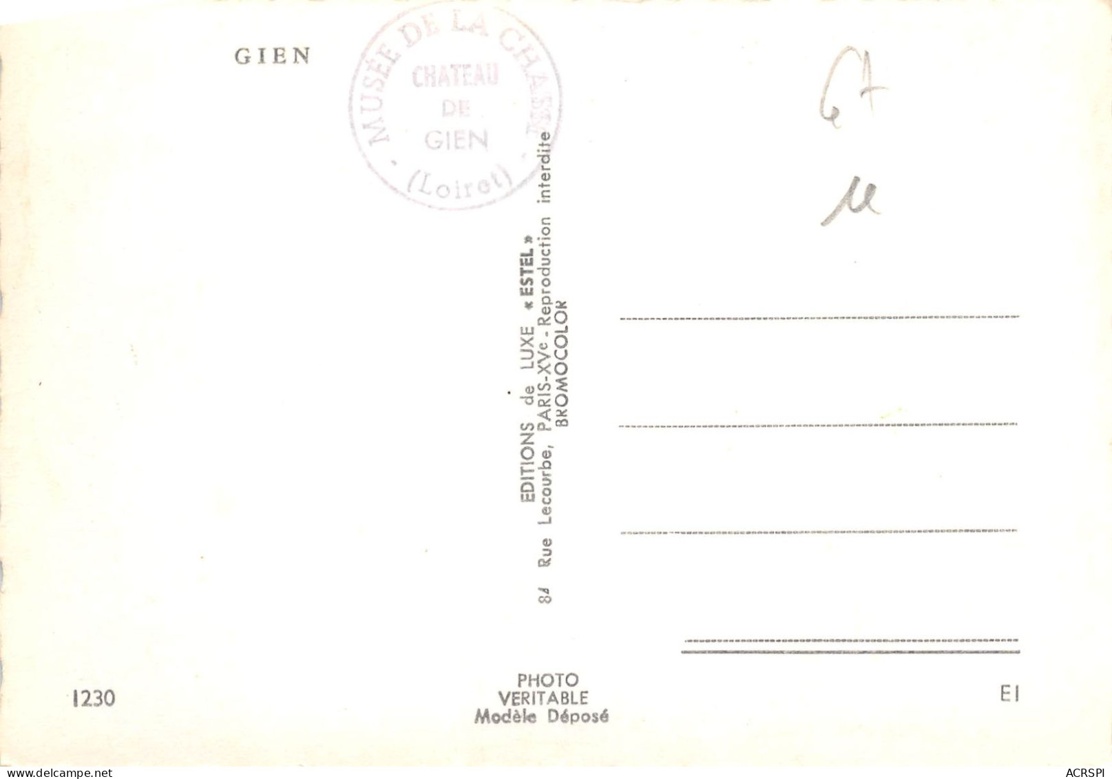 GIEN 26(scan Recto-verso) MA2069 - Gien