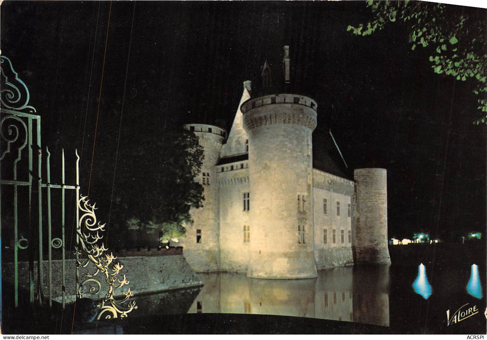 SULLY SUR LOIRE Vue De Nuit Du Chateau Feodale Du XVIe Siecle 23(scan Recto-verso) MA2069 - Sully Sur Loire