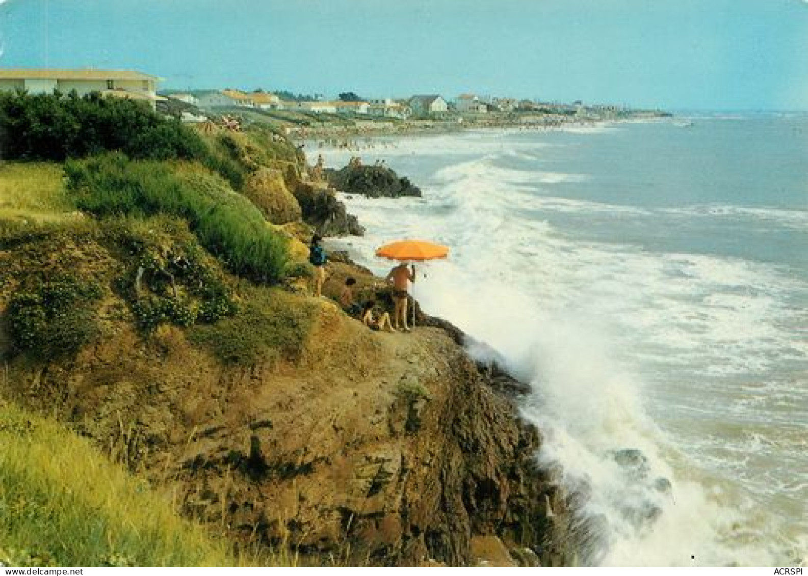 BRETIGNOLE SUR MER Falaises Du TRE NEUF Par Gros Temps  46   (scan Recto-verso)MA2068Ter - Bretignolles Sur Mer