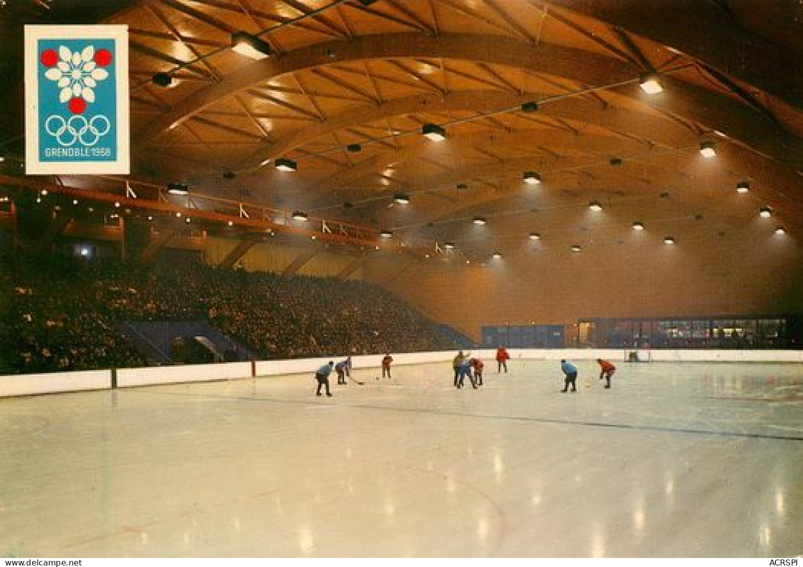 GRENOBLE  1968 Jeux Olympiques D'hivers LA PATINOIRE   24   (scan Recto-verso)MA2068Ter - Grenoble