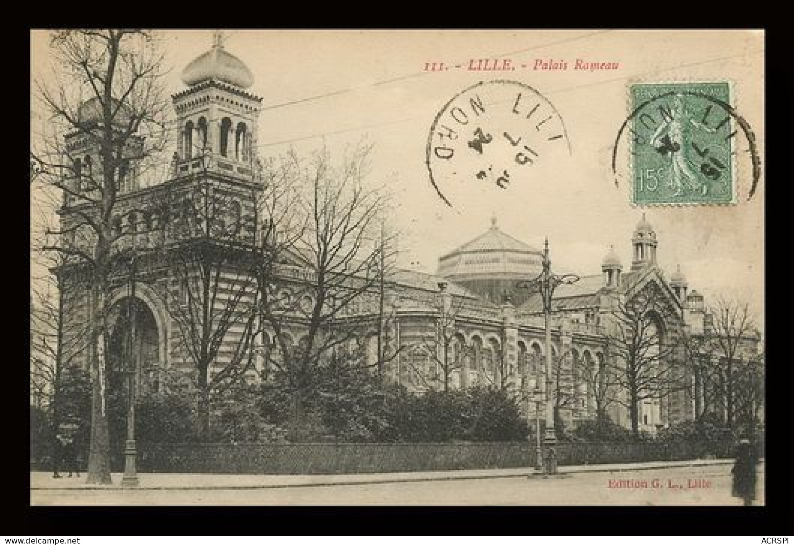 LILLE  Le Palais Rameau  59  (scan Recto-verso)MA2068Bis - Lille