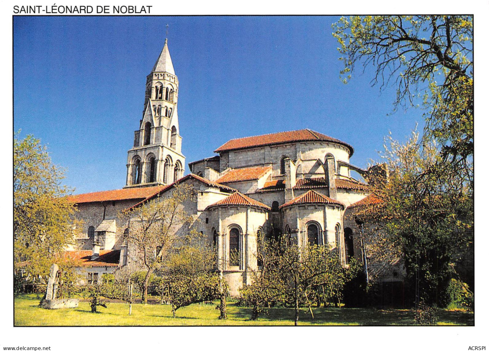 SAINT LEONARD DE NOBLATla Collegiale Edifiee Roman 17(scan Recto-verso) MA2068 - Saint Leonard De Noblat