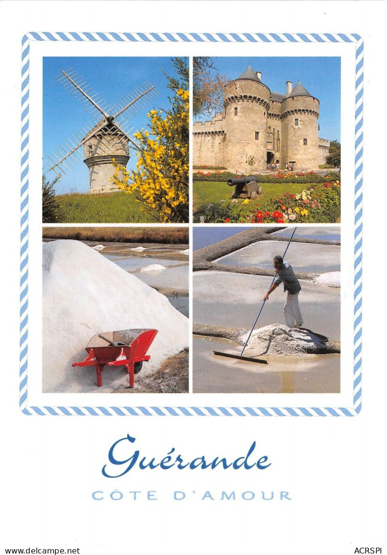 GUERANDE Le Moulin Du Diable La Porte Saint Michel Et Les Marais Salants 6(scan Recto-verso) MA2067 - Guérande