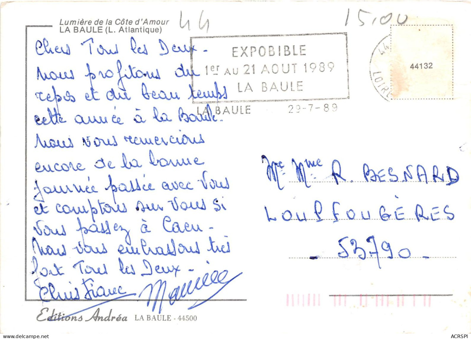 LA BAULE 10(scan Recto-verso) MA2067 - La Baule-Escoublac