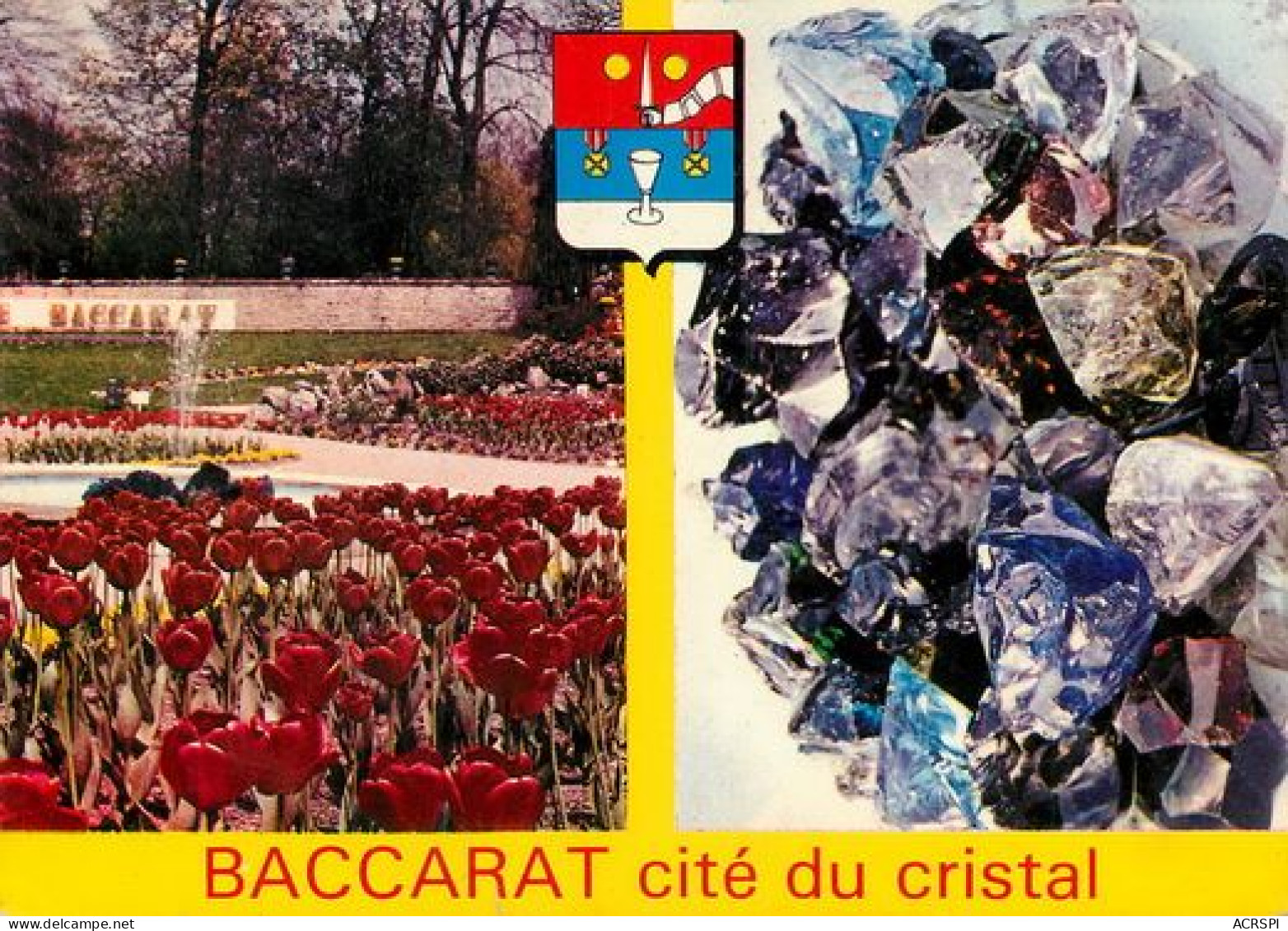 BACCARAT Cité Du Cristal    28 (scan Recto-verso)MA2066Ter - Baccarat