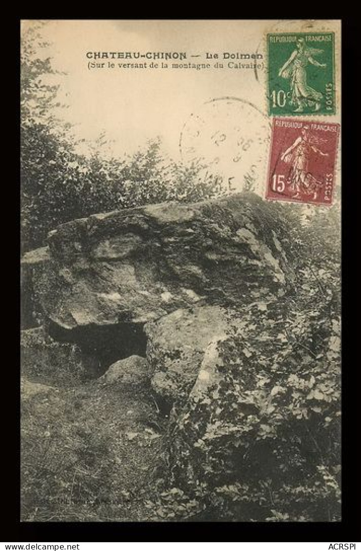 Chateau Chinon Le Dolmen  23   (scan Recto-verso)MA2066Bis - Chateau Chinon