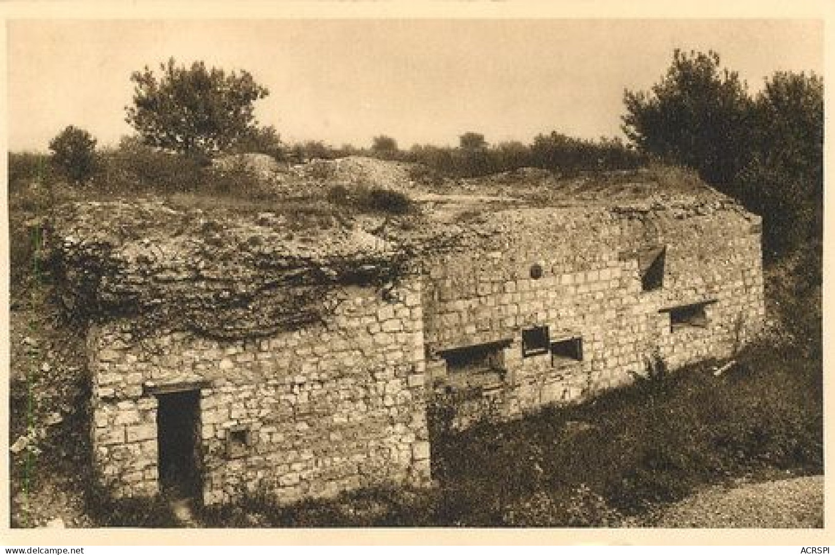 VERDUN Fort De VAUX  Coffre Coté Nord Est  30   (scan Recto-verso)MA2066Bis - Verdun