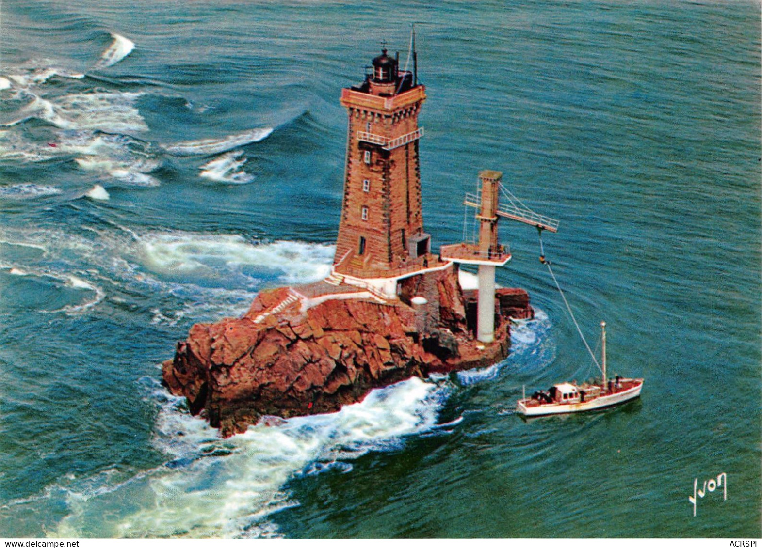 LA POINTE DU RAZ Ravitaillement Du Phare De La Vieille 25(scan Recto-verso) MA2065 - La Pointe Du Raz