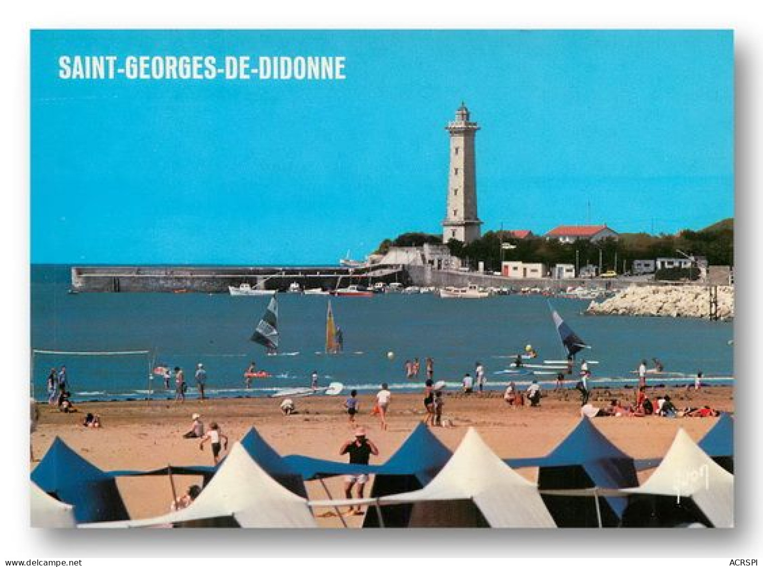 SAINT GEORGES DE DIDONNE  La Plage Et Le Port   39  (scan Recto-verso)MA2064Ter - Saint-Georges-de-Didonne