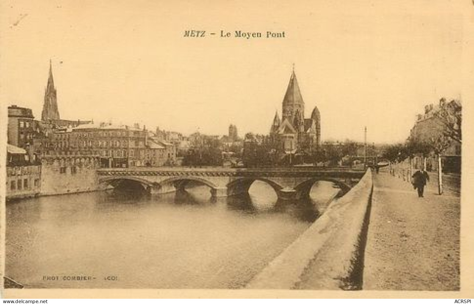 METZ Le Moyen Pont   24   (scan Recto-verso)MA2064Bis - Metz